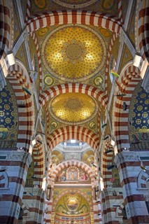 Artistic vaulted ceiling, Marseille