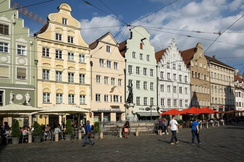 Historic houses on the Maximilianstrasse