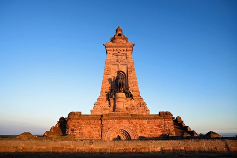 Kyffhauser monument in the evening light