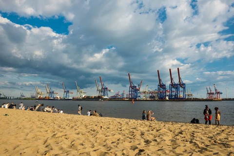 Elbe beach