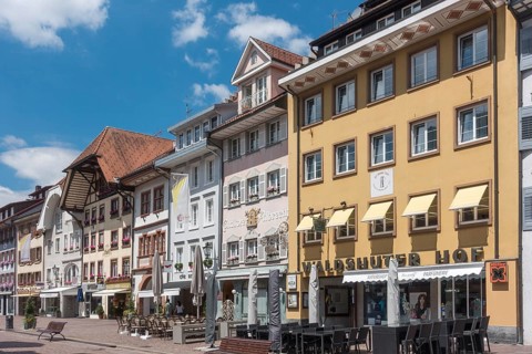 Historic burgher houses in the
