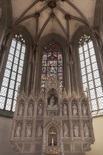 Neo-Gothic altar in the Ritterkapelle