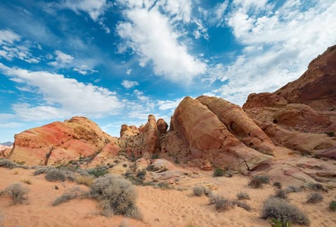 Orange-red rock formations