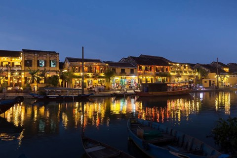 Old city by night