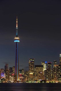 Skyline at night