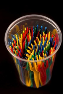 Plastic cutlery