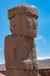 Monolith in Kalsasaya Temple