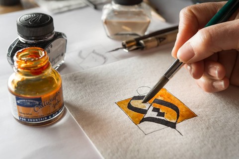 Calligraphy studio