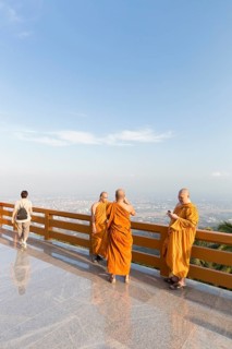 View over Chiang Mai from Wat Phra That Doi Suthep temple