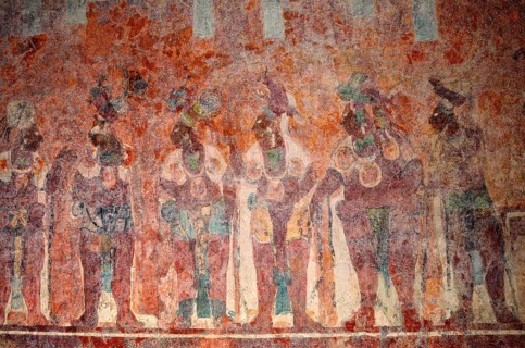 Original mural in temple