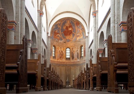 Monastery Basilica of St. Andrew with fresco