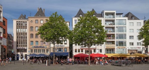 Gabled houses at Heumarkt
