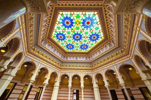 Stained-glass ceiling