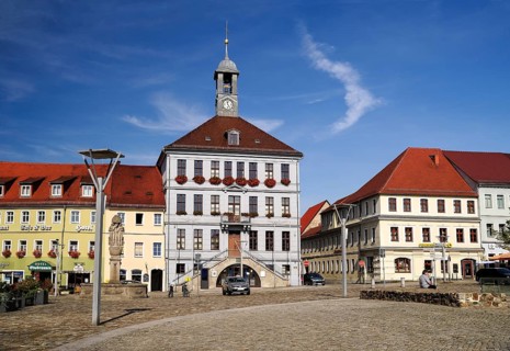 Town hall on the market place Altmarkt