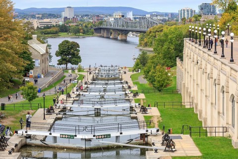 Floodgates at Rideau Canal