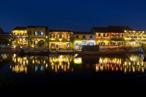 Old city by night
