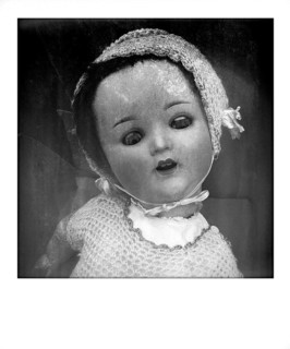 Polaroid effect of doll