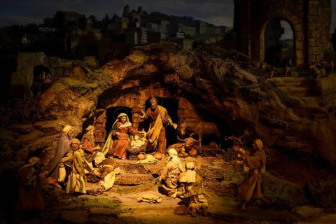 Christmas crib Christkind