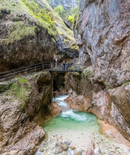 Bridge over Almbach Gorge