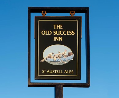 Tavern sign of Old Success Inn
