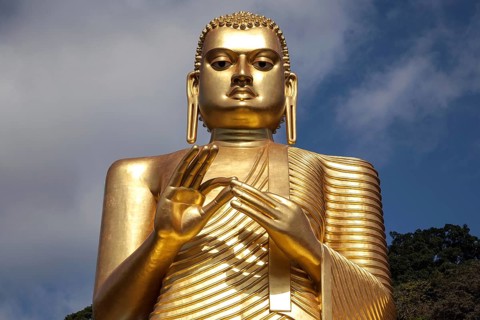 Golden Buddha statue