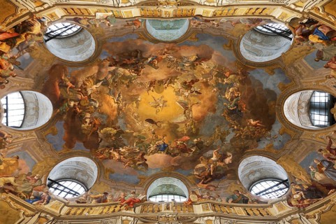 Frescoed ceilings