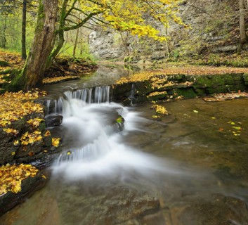 Waterfall in Schlichemklamm
