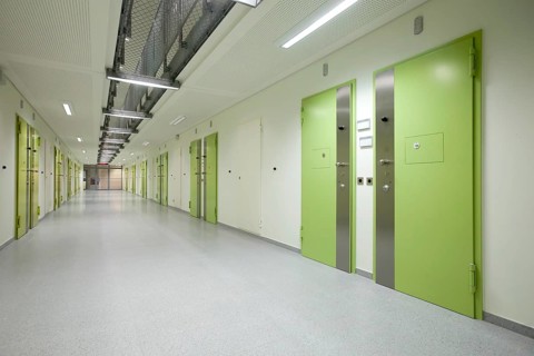 Corridor with doors