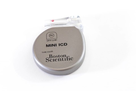 An implantable cardioverter defibrillator