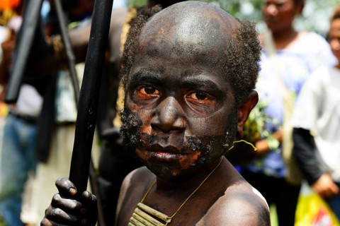 Inhabitants of the highland tribe Ruldi Gekoma
