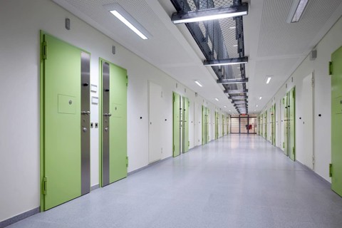 Corridor with doors
