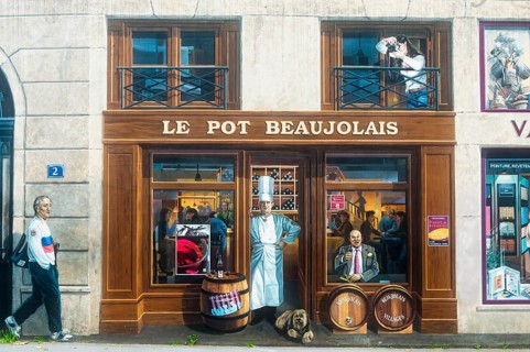 La Fresque des Lyonnais, Lyon (Paul Bocuse, Frédéric Dard)