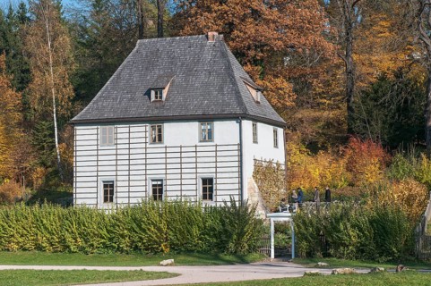 Goethe garden house in the Park at the Ilm