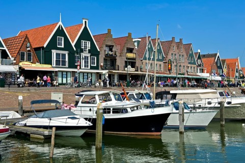 Motorboats at dock