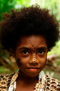 Korafe-Child with face painting