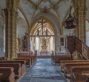 Late medieval castle church of St. Romanus