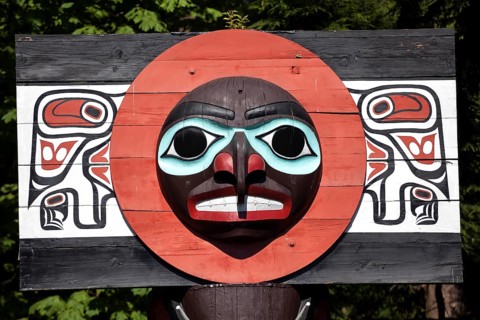 Totem Pole in Stanley Park