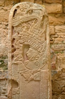 Yellow sandstone bas-relief