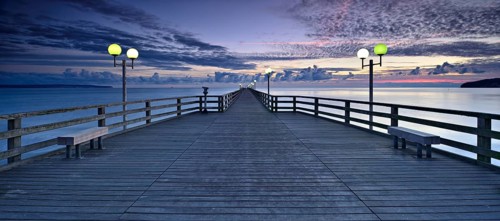 Pier at dawn