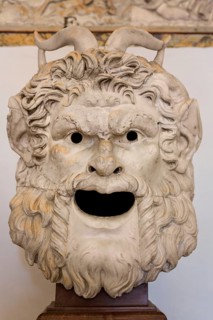 Mask of a satyr