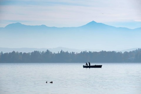 Fisherman in boat