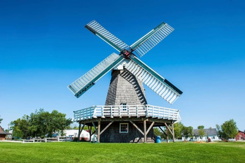 Windmill in the Steinbach Mennonite Model village