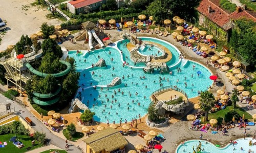 Aerial view of Piani di Clodia Camping