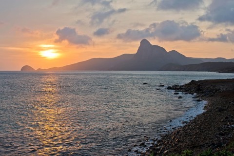 View from Con Son onto Honba