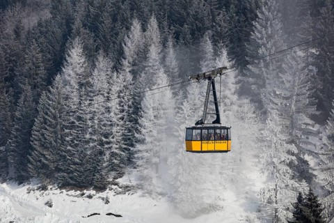 Nebelhornbahn in winter