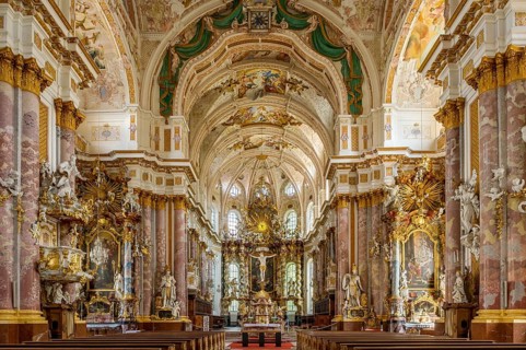 Nave with choir