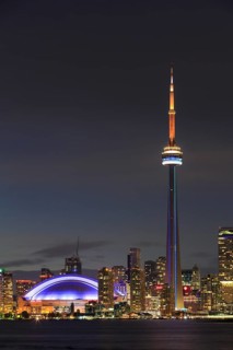 Skyline at night
