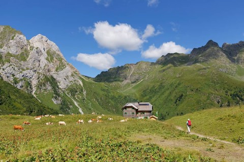 Hochweisssteinhaus mountain hut, Austria