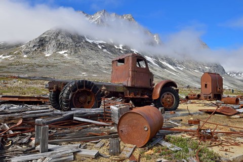 Rusty vehicle