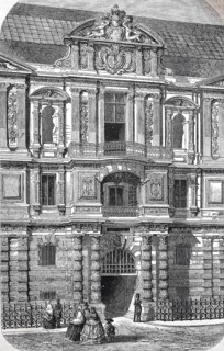 Entrance to the old Royal Library at the Louvre